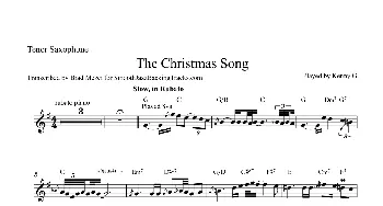 萨克斯谱 | The Christmas Song(次中音萨克斯）