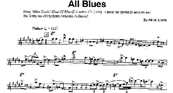 萨克斯谱 | All Blues