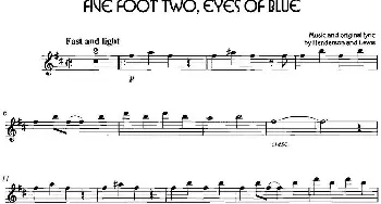 萨克斯谱 | 经典蓝调小品 Five  Foot  Two  Eyes of Blue