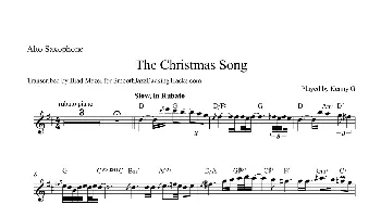 萨克斯谱 | The Christmas Song(中音萨克斯）