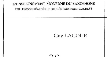 萨克斯谱 | 拉库尔萨克斯管练习曲28首(16—20）