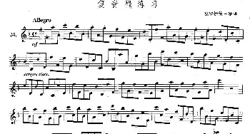 萨克斯谱 | 萨克斯练习曲合集(5—24）复音程练习  克罗伊策—罗泽