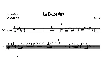 萨克斯谱 | La Dolce Vita(中音萨克斯）