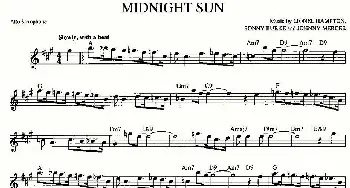 萨克斯谱 | MIDNIGHT SUN