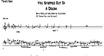 萨克斯谱 | You Steppeo Out Of A Dream