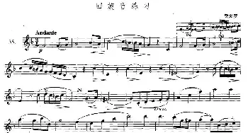 萨克斯谱 | 萨克斯练习曲合集(3—35）回旋音练习  费多罗