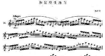萨克斯谱 | 萨克斯练习曲合集(5—30）和弦转调练习  杰特尔