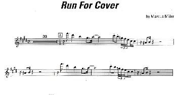 萨克斯谱 | Run for cover  David Sanborn (大卫·森鹏）