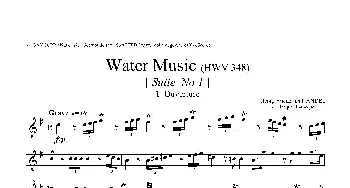 萨克斯谱 | Water Music(HWV.348 No.1）(第二高音萨克斯）