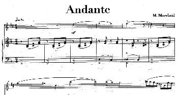 萨克斯谱 | Andante(中音萨克所+钢琴伴奏 版本三)M·Marchesi