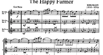 萨克斯谱 | the happy farmer(三重奏）