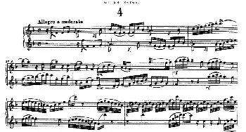 萨克斯谱 | Six Duets(6首二重奏）(4)W.F.巴赫