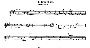 萨克斯谱 | C Jam Blues