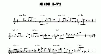 萨克斯谱 | Minor Ii-v's