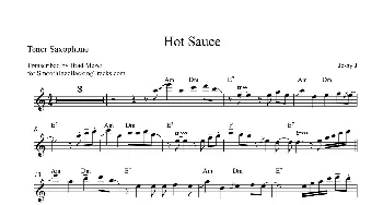 萨克斯谱 | Hot Sauce(次中音萨克斯）