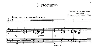 萨克斯谱 | 15首古典萨克斯独奏曲 3 Nocturne(中音萨克斯+钢琴伴奏）