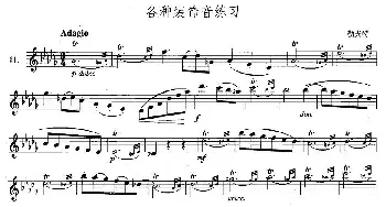 萨克斯谱 | 萨克斯练习曲合集(4—41）各种装饰音练习  勒夫特