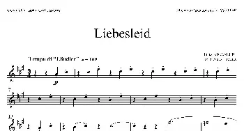 萨克斯谱 | Liebesleid(四重奏 中音萨克斯分谱）