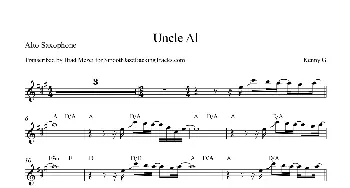 萨克斯谱 | Uncle Al(中音萨克斯）