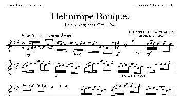 萨克斯谱 | Heliotrope Bouquet(四重奏高音萨克斯分谱）