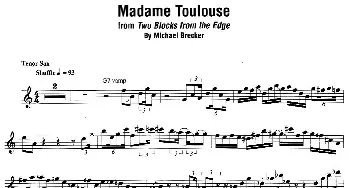 萨克斯谱 | Madame Toulouse