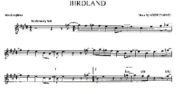 萨克斯谱 | BIRDLAND