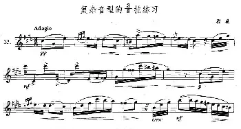 萨克斯谱 | 萨克斯练习曲合集(4 —23）复杂音型的3/8拍练习  穆勒