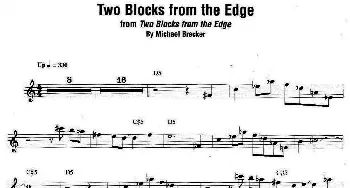 萨克斯谱 | wo Blocks from the Edge