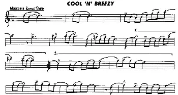 萨克斯谱 | Basic Jazz Conception for saxophone(COOL 'N' BREEZY)Lennie Niehaus