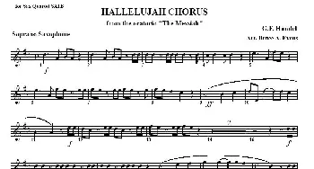 萨克斯谱 | HALLELUJAH CHORUS(哈利路亚）