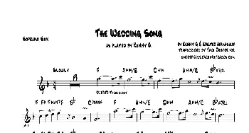 萨克斯谱 | The Wedding Song(高音萨克斯）