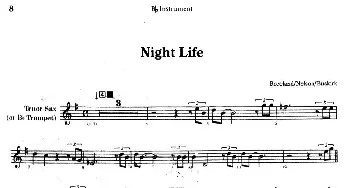 萨克斯谱 | Night Life  布伦茨·伦道夫 Boots Randolph