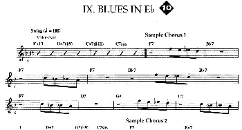 萨克斯谱 | Jazz Patterns For Improvisation Bb - Frank Mantooth(10）