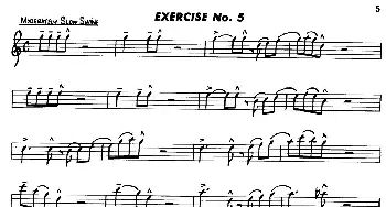萨克斯谱 | Basic Jazz Conception for saxophone(EXERCISE No.5)Lennie Niehaus