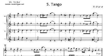 萨克斯谱 | Tango(四重奏）