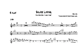 萨克斯谱 | Silver Lining(次中音萨克斯）