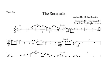 萨克斯谱 | The Serenade(次中音萨克斯）