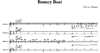 萨克斯谱 | Bouncy Boat(颠簸的船）(五重奏总谱）