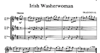 萨克斯谱 | Irish Washerwoman(三重奏）