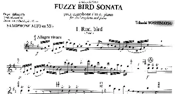 萨克斯谱 | Fuzzy Bird Sonata(绒毛鸟奏鸣曲）(1 Run Bird)吉松隆