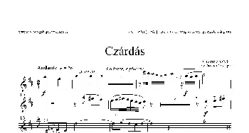 萨克斯谱 | Czardas 查尔达斯(15重奏）(3支中音萨克斯）