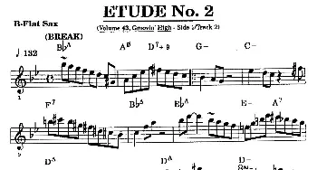 萨克斯谱 | ETUDE No.2(高音萨克斯超吹练习曲）