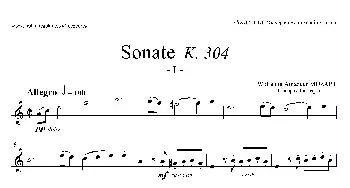 萨克斯谱 | 奏鸣曲 Op.304(中音萨克斯)莫扎特