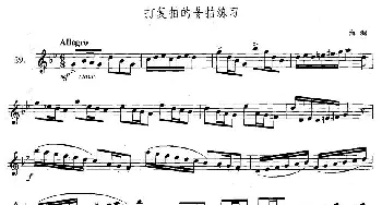 萨克斯谱 | 萨克斯练习曲合集(3—29）打复拍的6/8拍练习  海涅