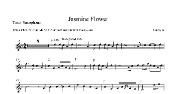 萨克斯谱 | Jasmine Flower(次中音萨克斯）