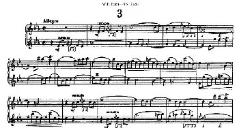 萨克斯谱 | Six Duets(6首二重奏）(3)W.F.巴赫