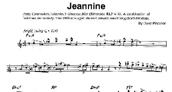 萨克斯谱 | Jeannine