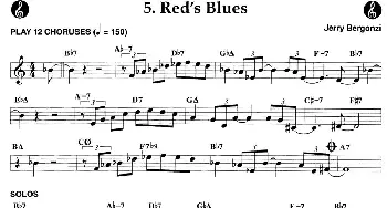 萨克斯谱 | Red's Blues