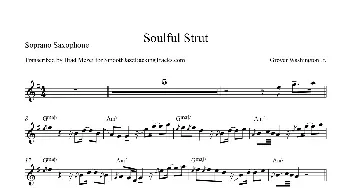 萨克斯谱 | Soulful Strut(高音萨克斯）