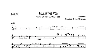 萨克斯谱 | Fallin For You(次中音萨克斯）